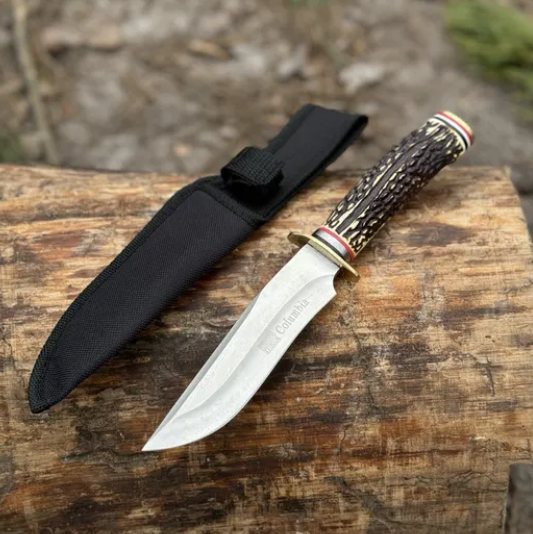 Нож Мультитул Охотничий Columbia с ножнами - фото 1 - id-p2144780655