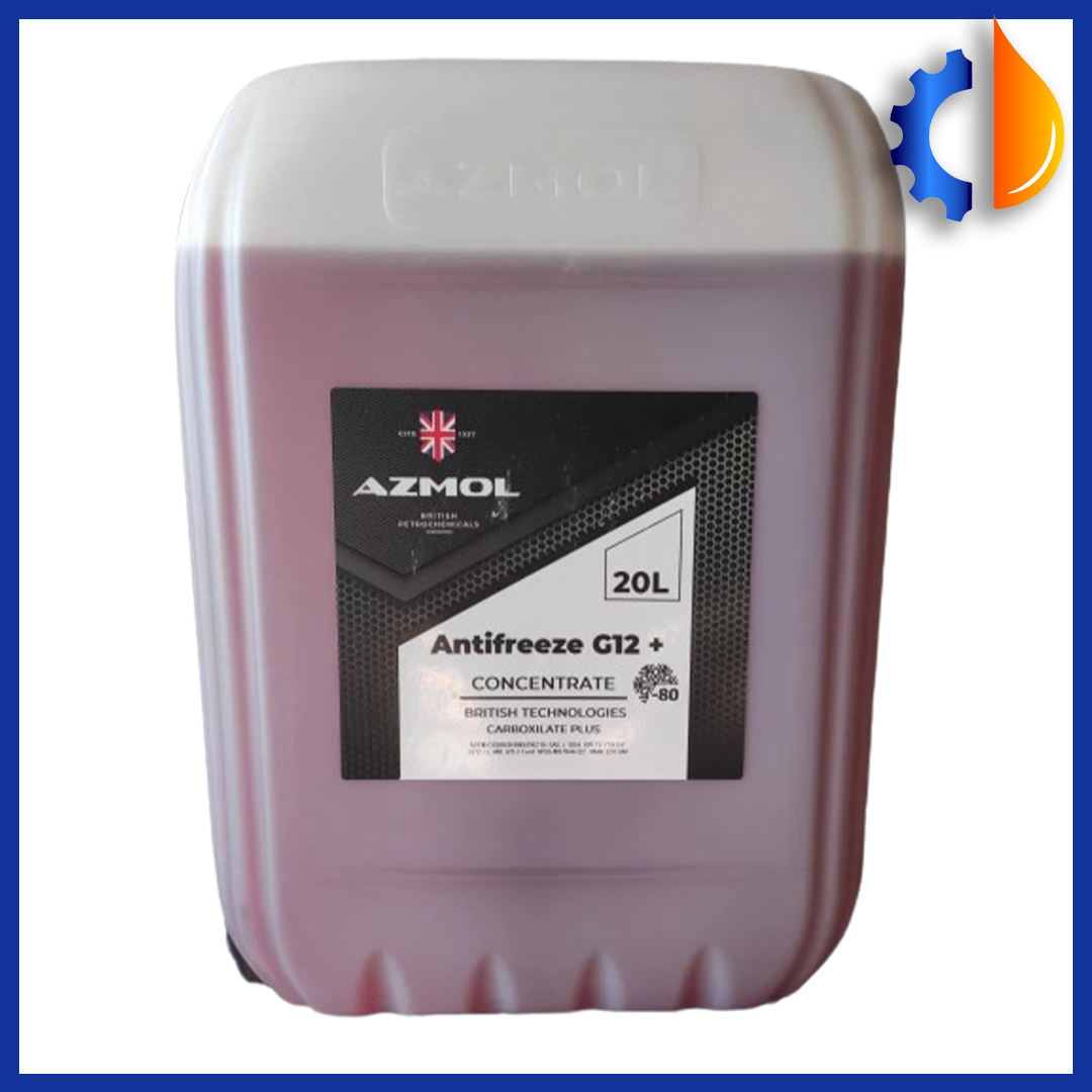 Червоний концентрат антифризу AZMOL Antifreeze G12+ 20 л для охолодження автомобіля, концентрат g12 азмол