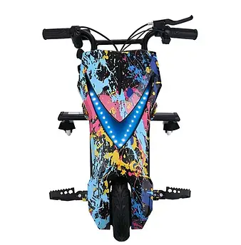 Дрифт-карток елеткроскутер Windtech Drift Cart 8<unk> Crazy Bug блакитної мелітарі