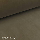 Стілець MANGO VELVET чорний каркас/оливковий BL.77, фото 5