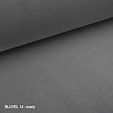 Стілець MANGO VELVET чорний каркас/сірий BL.14, фото 2