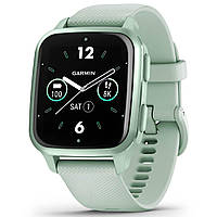 Смарт-часы Garmin Venu Sq 2 Metallic Mint Aluminum Bezel with Cool Mint Case and Silicone Band