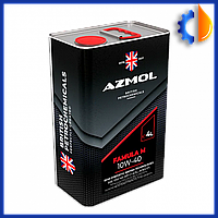 Моторное масло АЗМОЛ Famula M 10W-40 CI-4/SL E7 4 л, всесезонное полусинтетическое моторное масло AZMOL 4