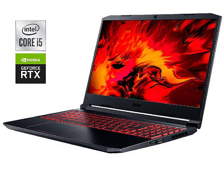 Ігровий ноутбук Acer Nitro 5 AN515-55/ 15.6" 1920x1080/ i5-10300H/ 16GB RAM/ 512GB SSD/ RTX 3060 6GB, фото 1