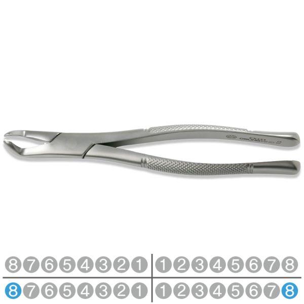Щипці FX222 для видалення нижніх молярів 8-8 тип Hu-Friedy, фото 1