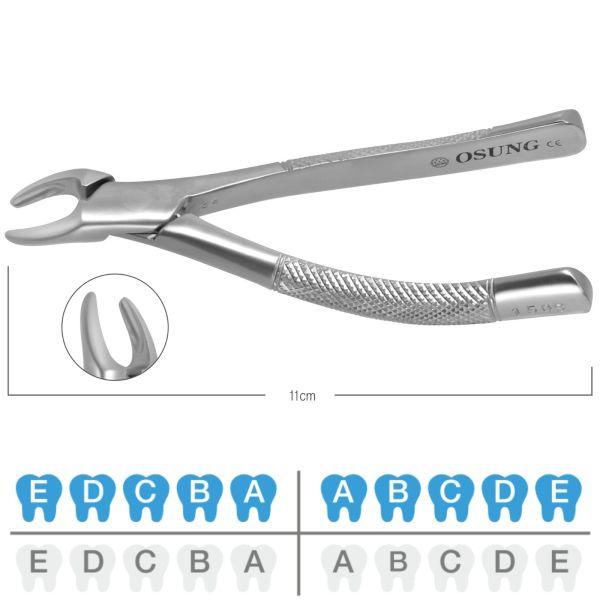 Щипці FX150S для видалення верхніх різців прем'ярів дитячі тип Hu-Friedy, фото 1