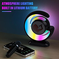 Лампа-ночник с Bluetooth колонкой Lightshow YS-110 с 1 микрофоном, Караоке домашнее