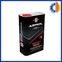 Моторное масло АЗМОЛ Famula M 10W-40 CI-4/SL E7 1 л, всесезонное полусинтетическое моторное масло AZMOL 1