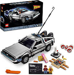 Конструктор Лего Іконс Машина часу назад у майбутнє Lego Icons Back to The Future Time Machine 10300