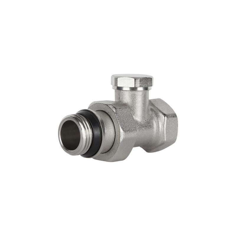Кран радіаторний SD Plus 1/2" ВН з антипротіканням прямий SD227W15
