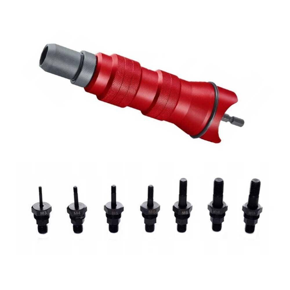 Заклепочник, адаптер для шуруповерта Bass Polska BP-2916, фото 1