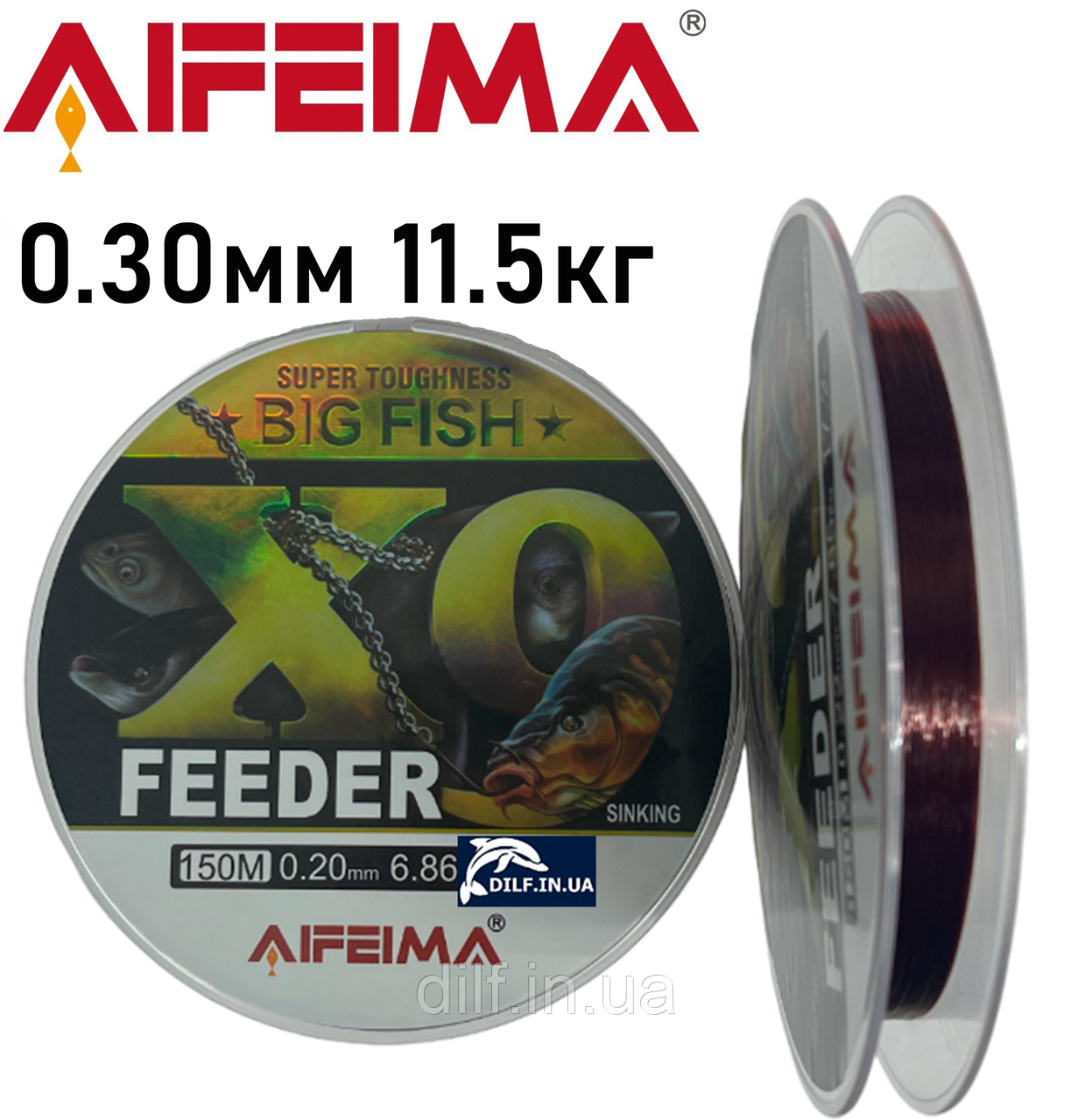 Волосінь Feima Big Fish X9 150m (0.30мм 11.5кг) AIFEIMA