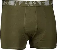 Трусы Mil-Tec (2 шт в комплекте) Boxer Shorts Olive, тактические трусы олива, мужские трусы набор полевые L