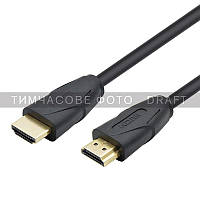 2E Кабель HDMI (M/M) 2Е, 2м, 2.0, Slim High Speed Aluminum, черный Povna-torba это Удобно