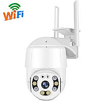 Поворотная уличная PTZ WiFi камера видеонаблюдения uSafe OC-02-PTZ, датчик движения, LED+ИК подсветка, 3 МП