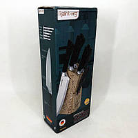 Комплект кухонних ножів Rainberg RB-8806, Поварські QY-405 кухонні ножі