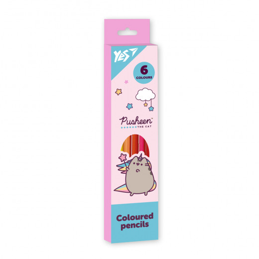 Олівці Yes Pusheen 6 кол, фото 1