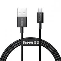 Кабель USB - microUSB 2A Superior Series 1м черный BASEUS ( ) CAMYS-01-BASEUS