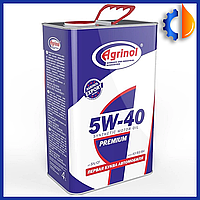 Синтетическое моторное масло 5W-40 SN/CF Агринол 4л, лучшее универсальное масло дизельное Agrinol 5w40