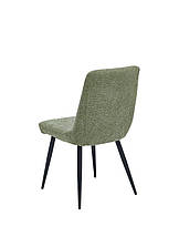 Стілець KIWI чорний каркас/темно-зелений тк., фото 6