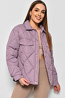 Куртка женская демисезонная сиреневого цвета 176020T Бесплатная доставка