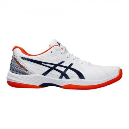 Чоловічі тенісні кросівки Asics Solution Swift FF clay Білий Червоний 45 (1041A299-104 45)