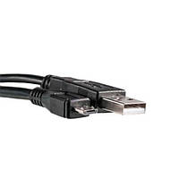 Кабель USB - microUSB 1.5м черный PowerPlant ( ) KD00AS1243-PowerPlant
