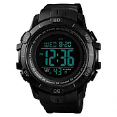 Годинник наручний чоловічий SKMEI 1475BK з підсвіткою Чорний