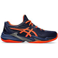 Мужские теннисные кроссовки Asics Court FF 3 clay Темно-синий Оранжевый 44 (1041A371-401 44)