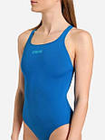 Купальник Arena TEAM SWIMSUIT SWIM PRO SOLID Блакитний 44 (004760-600 44), фото 4
