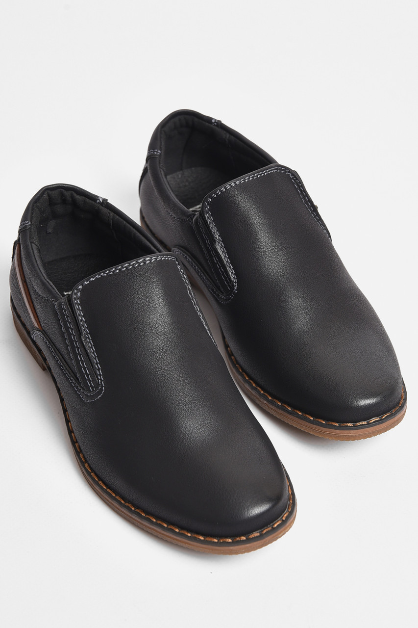 Туфлі дитячі для хлопчика чорного кольору 176106P, фото 1