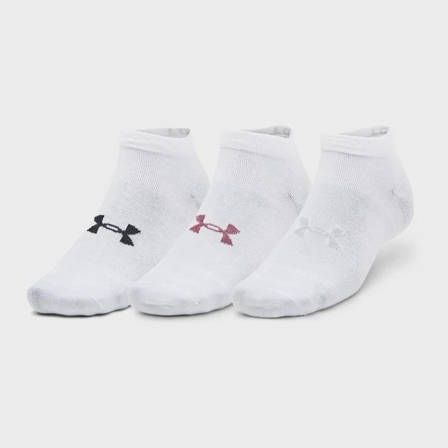 Шкарпетки UA Essential Low Cut 3pk Білий Уні XL (1382958-100 XL)