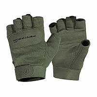 Перчатки тактические беспалые Pentagon Duty Mechanic 1/2 Gloves, цвет Olive Green, размер L