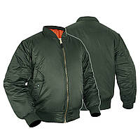 Куртка Бомбер летная US BASIC MA1® FLIGHT JACKET Оливковая S