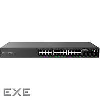 Grandstream GWN7803P, Enterprise Layer 2+ Managed Network Switch, 24-ports Gigabit Ethernet, PoE/PoE