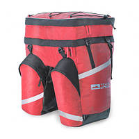 Рюкзак-штаны на багажник с верхней загрузкой Travel Extreme MONO 60L RED