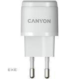 CANYON H-20-05, PD 20W Input: 100V-240V, Output: 1 port charge: USB-C:PD 20W (5V3A/9V (CNE-CHA20W05)