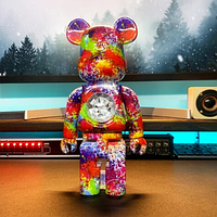 Медведь bearbrick, 3d ночник мишка, колонка-проектор Bearbrick kaws, фигурка 29 см пожар UKR