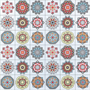 Самоклеюча вінілова плитка 600х600х1,5мм, ціна за 1 шт. (СВП-204) Матова SW-00000511