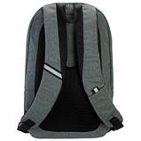 Рюкзак для підлітка (міський) Optima 17,5", чорний/синій (O97524), фото 3