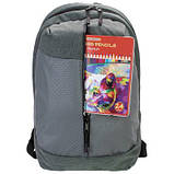 Рюкзак для підлітка (міський) Optima 17,5", чорний/синій (O97524), фото 6