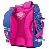 Рюкзак шкільний каркасний ортопедичний для першокласника Smart PG-11 Hearts, для дівчаток, синій (558995), фото 2