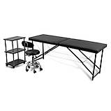 Кушетка косметологічна+стільчик майстра+візок, Кушетка для лазерної епіляції, Кушетка для косметолога, фото 3