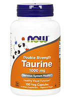 Таурін у капсулах Now Foods Taurine 1000 mg 100 veg caps