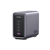 GaN зарядка 300W UGREEN CD333 4 порта Type-C, 1 USB. Блок питания для зарядки гаджетов