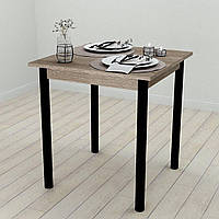 Стіл кухонний Агата 70х70, стіл на кухню, стіл на ніжках, стіл з металом, обідній стіл, стіл для кухні