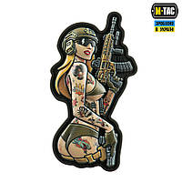 M-Tac нашивка Tactical girl №4 PVC tatoo Пантера