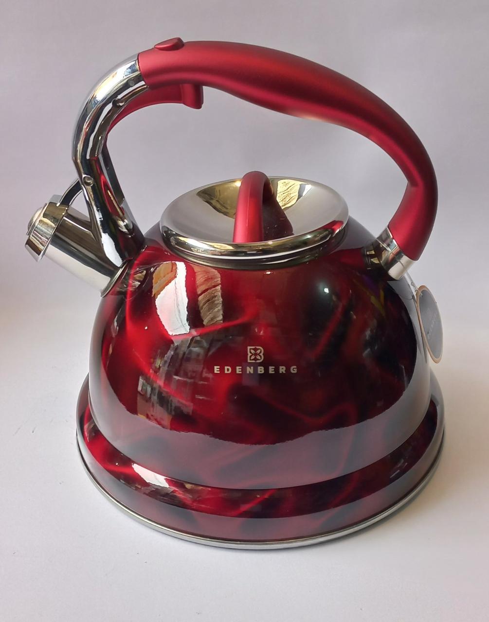 Чайник із свистком Edenberg EB-1911Red червоний 3л
