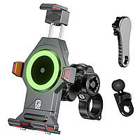 Тримач телефону з демпфером та БЗ M23-A1 на кермо/ під дзеркало