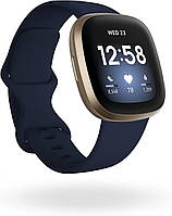 Смарт-часы Fitbit Versa 3 Midnight/Soft Gold Aluminum